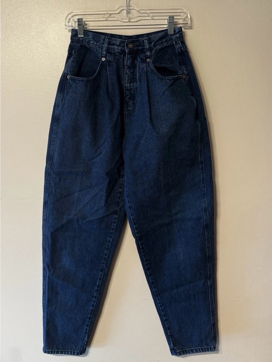 brittania Denim - Vintage Britannia Jeans Size 6 High Rise Pleated Tapered Mom Jeans 100% Cotton